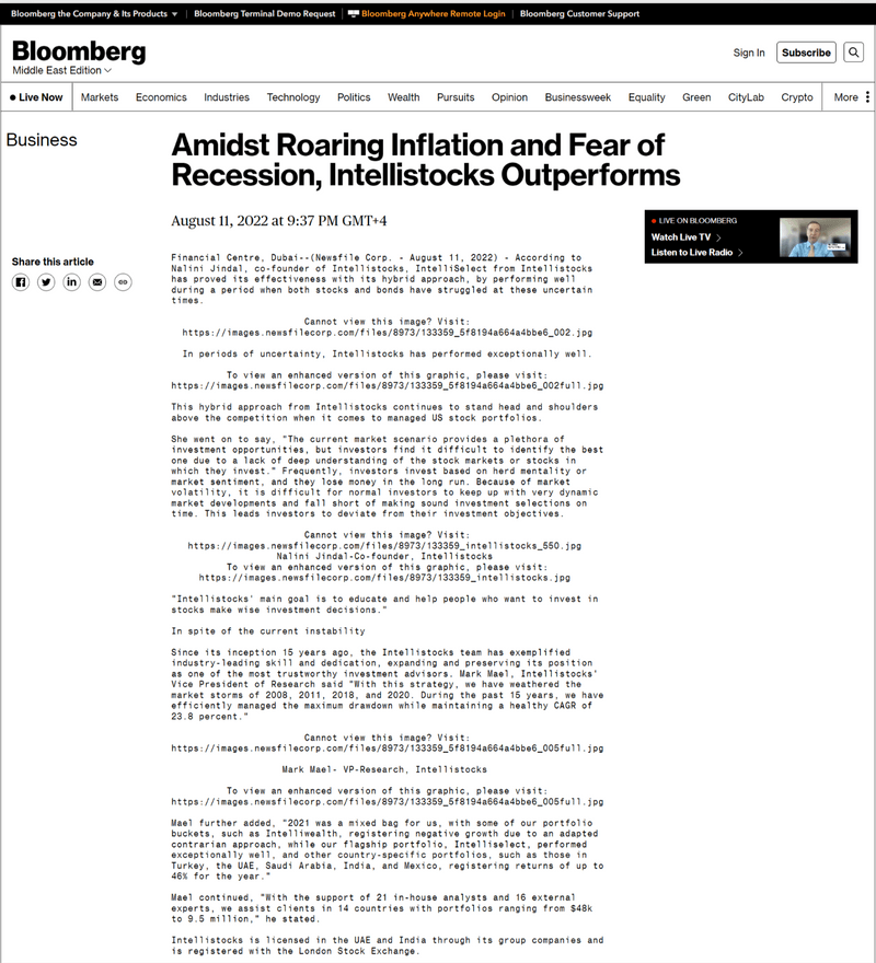 Best Stock Advisor Service Intellistocks